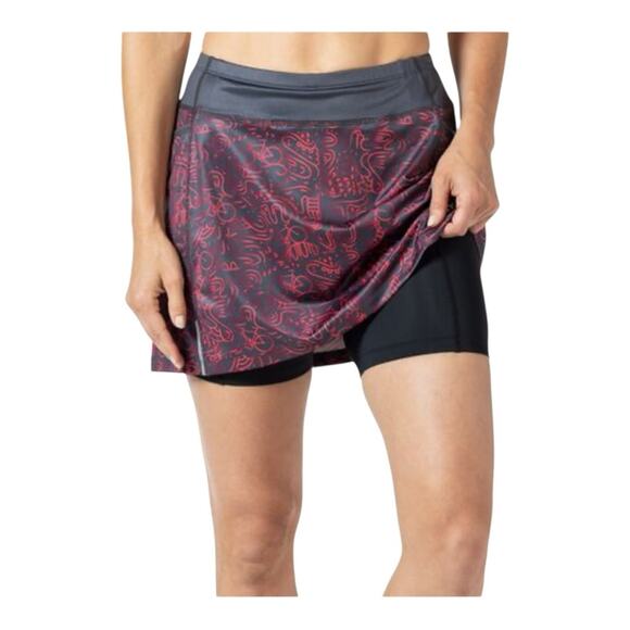 Terry Trixie Bicycle Athletic Skort With Padded Shorts Built In - Picture 3 of 6